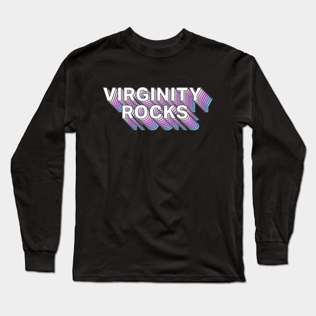 whats the meaning behind the virginity rocks shirt